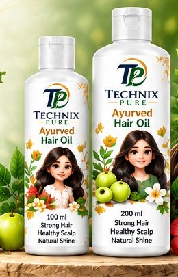 Technix Pure Ayurved Hair Oil